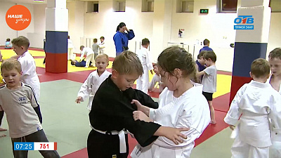 Наше УТРО на ОТВ – спорт с пеленок – дзюдо