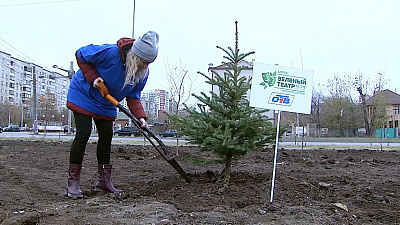 «Зеленый театр» озеленяет Челябинск