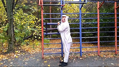 Как на самом деле снимали ролик о костюмированном забеге с ведущими ОТВ 