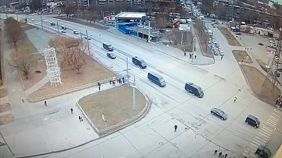 Президентский кортеж сняли на видео в Челябинске 