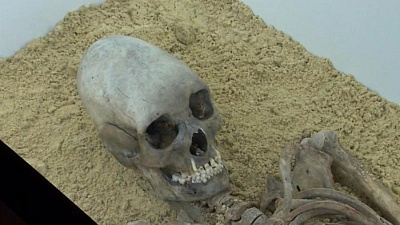 Изменившая свою внешность женщина представлена на выставке в Челябинске