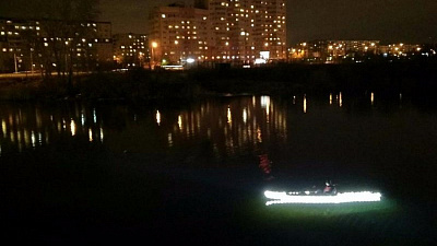 «Радиационную» лодку сняли на видео в челябинской реке 