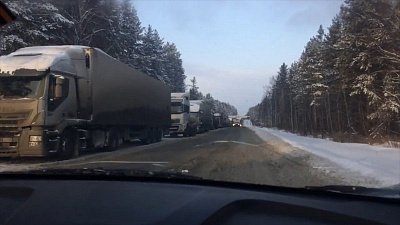 Километровые пробки образовались на трассе М-5 