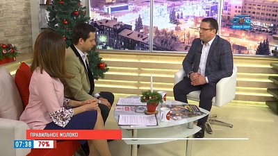 Наше УТРО на ОТВ – гость в студии – Виктор Тихонов