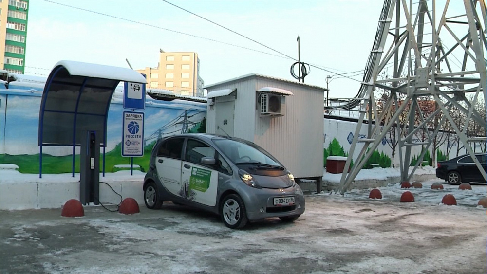 В Челябинске открыли первую электрозаправку