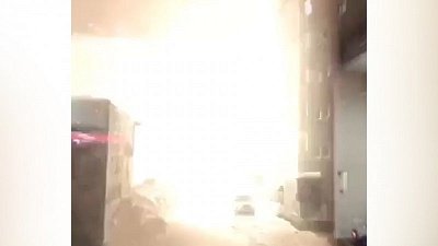 Неправильно установленный фейерверк расстрелял жилой дом 