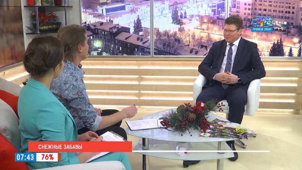 Наше УТРО на ОТВ – гость в студии – Алексей Бетехтин