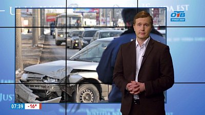 Наше УТРО на ОТВ – ваше право – прыгнул на капот