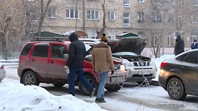 Челябинскую область сковали сильные морозы