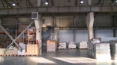 Логистический склад комбината питания заработал