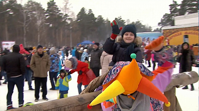 17 февраля - Масленичные гулянья в парках города