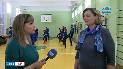 Наше УТРО на ОТВ – включение из спортзала