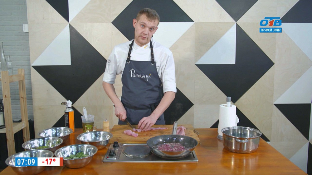 Наше УТРО на ОТВ – кролик в белом вине