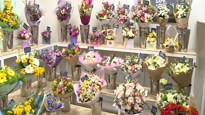 Челябинские магазины заполнены весенними цветами