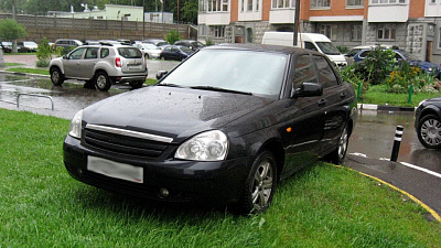 Бороться с автохамами, паркующимися на газонах, будут с помощью штрафов