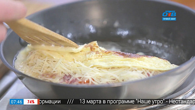 Наше УТРО на ОТВ – бризоль с фаршем и тертым сыром