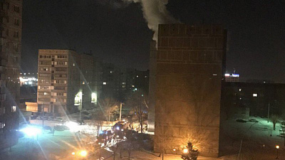 Из-за ночного пожара экстренно эвакуировали многоэтажку в Магнитогорске