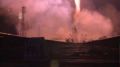 Белый мишка "Трактора" улетел в космос