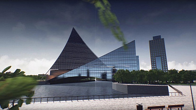 Общественность одобрила проект «острова» для конгресс-холла