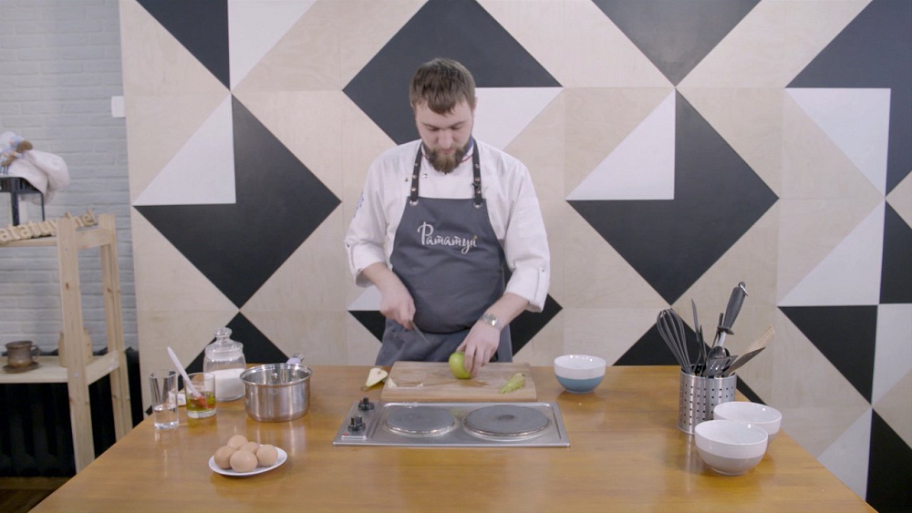 Наше УТРО на ОТВ – сырники с яблочно-грушевым соусом