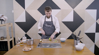 Наше УТРО на ОТВ – сырники с яблочно-грушевым соусом