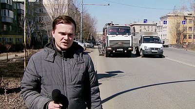 Наше УТРО на ОТВ – включение с дороги