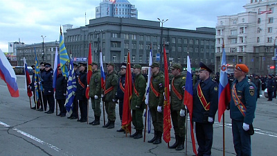 В Челябинске проходит репетиция Парада Победы 