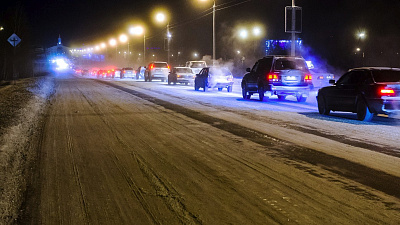Дорога в челябинский аэропорт стала дольше из-за пробок