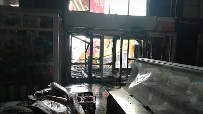 Пожар в магнитогорском ТК уничтожил несколько павильонов 