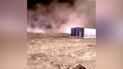 Очередной случай возгорания травы в Челябинске