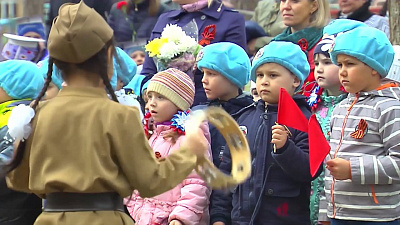  Наше УТРО на ОТВ – включение: день Победы в детском саду
