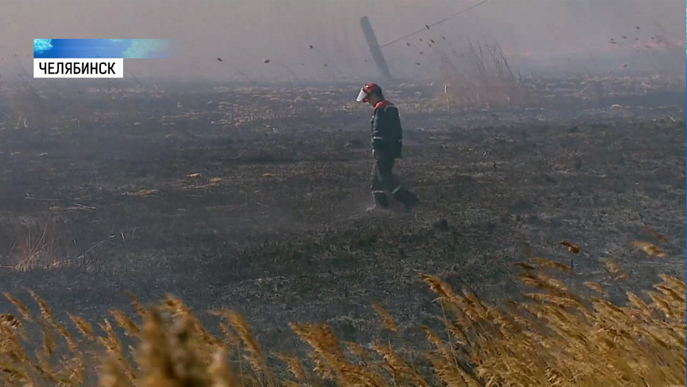 В Пласте выгорело 3500 гектаров земли