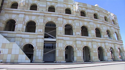 Наше УТРО на ОТВ – прогулки по городу – стадион Центральный