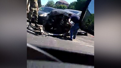 ﻿ДТП с участием иномарки «Пежо» и отечественной легковушки ВАЗ 2114 произошло в Махачкале