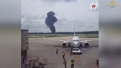 Момент гибели 100 пассажиров самолета на Кубе 