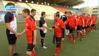 Чиновники и бизнесмены провели товарищеский матч