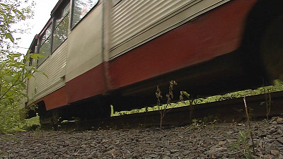 Неизвестные похитили 80 метров трамвайных путей 