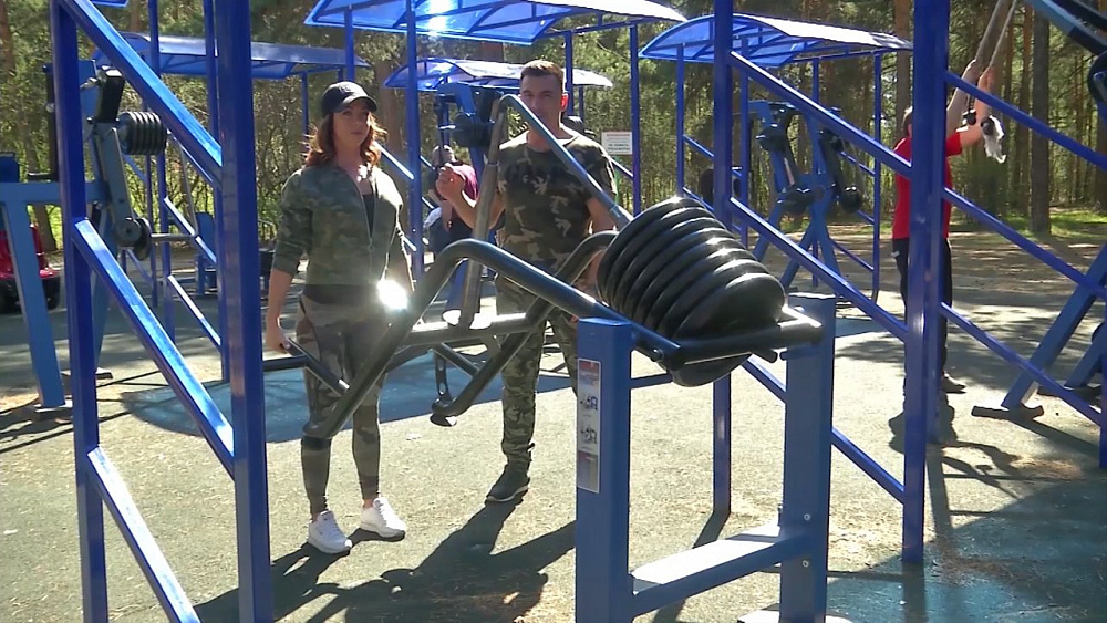 Наше УТРО на ОТВ – зарядка на выезде