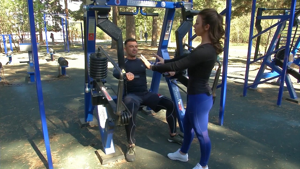 Наше УТРО на ОТВ – зарядка на выезде