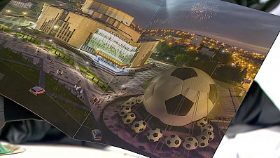 20-метровый футбольный мяч из Челябинска побил рекорд книги Гиннеса 