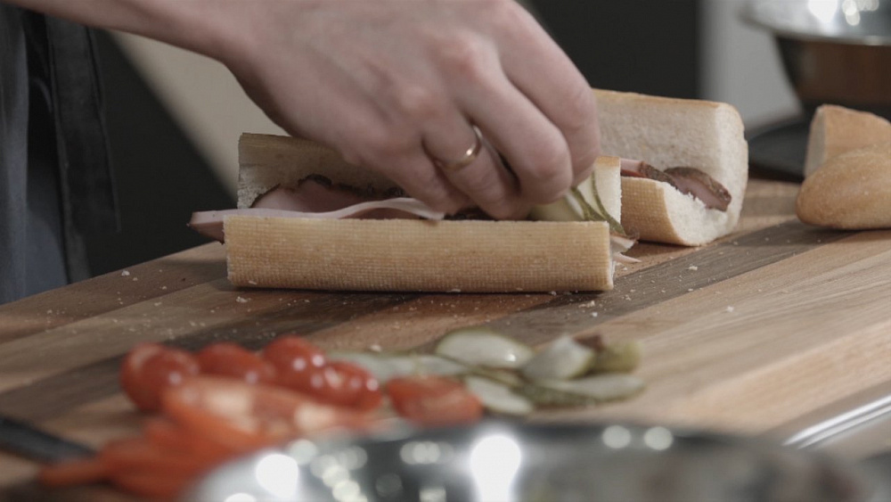 Наше УТРО на ОТВ – сэндвич со свининой