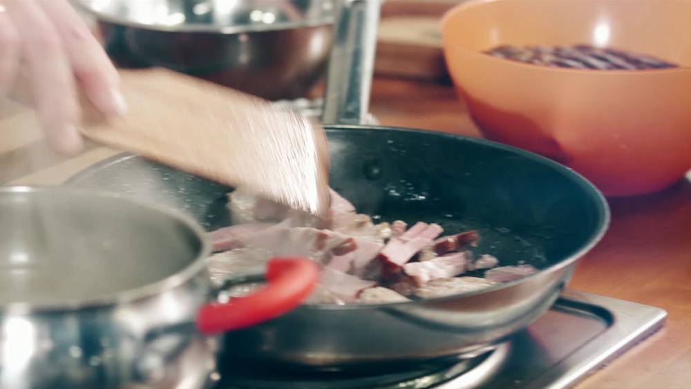 Наше УТРО на ОТВ – паста со свиной вырезкой