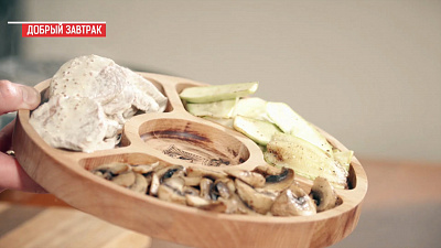 Наше УТРО на ОТВ – свиные медальоны с пастой