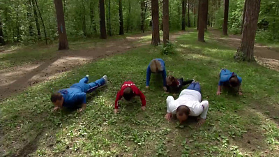 Наше УТРО на ОТВ – зарядка на выезде