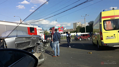 Нетрезвый водитель протаранил сразу два автомобиля