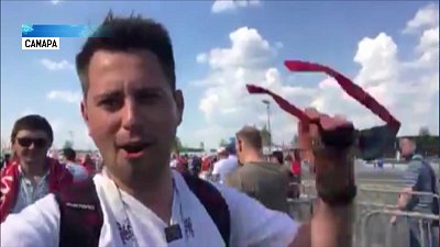 Ведущие ОТВ работают на Чемпионате мира