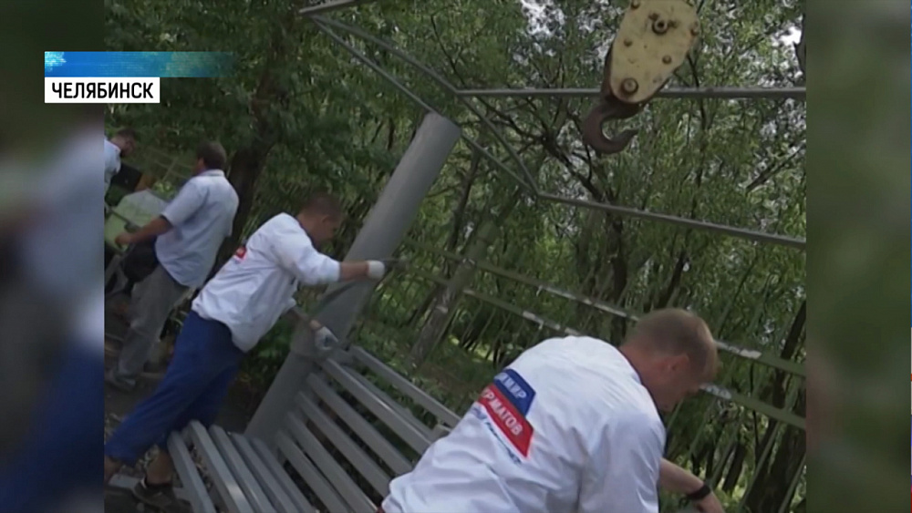 В Металлургическом районе оборудовали остановки