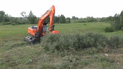 На трассе М-5 протестировали новую дорожную технику