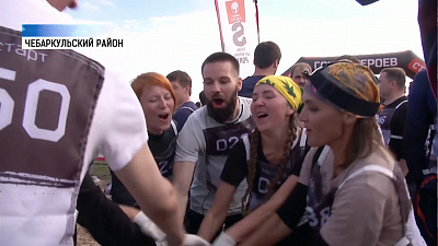 На танковом полигоне прошла «Гонка героев»