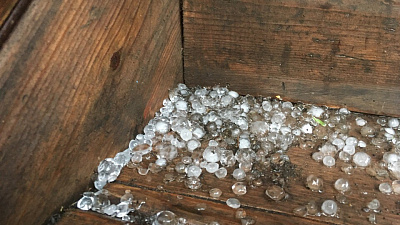 Крупный град обрушился на Южный Урал 